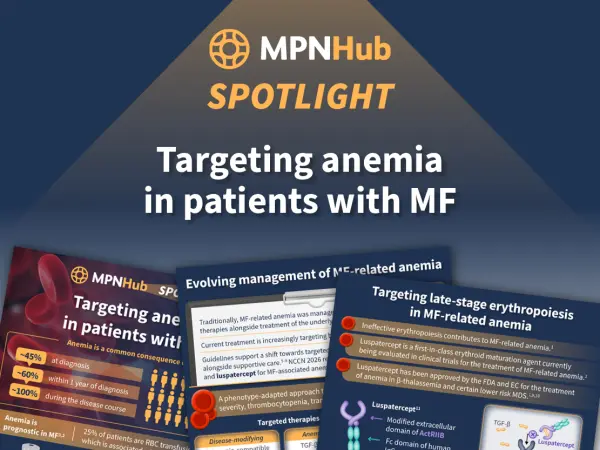 Managing anemia in patients with MF